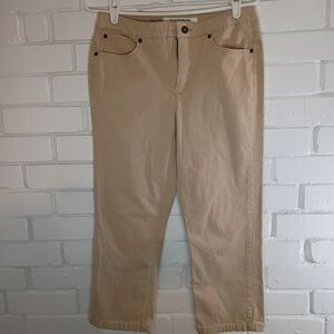 Jones New York Jeans Size 10 Short Tan 5 Pocket